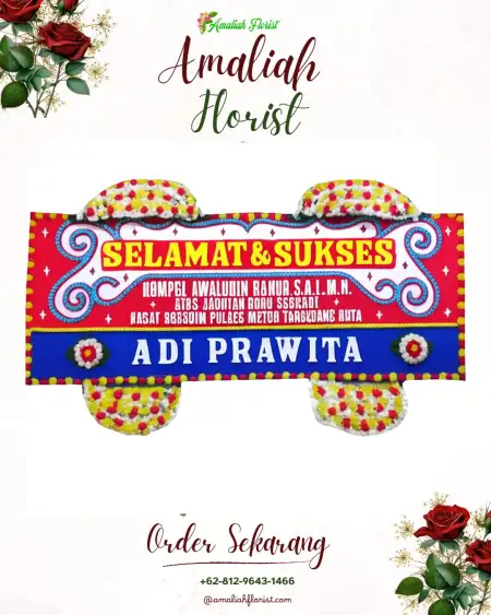 Papan Bunga Ucapan Selamat Kiajaran Wetan